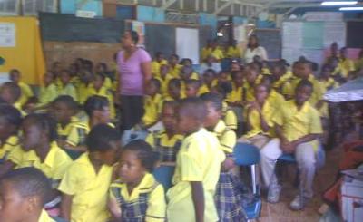 Students at the Buckingham All Age School