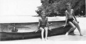 Sally and Chris on Ackendown Beach