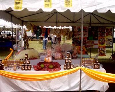 A table full of Breadfruit products