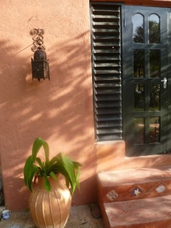 The Patio outside The Laila