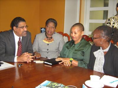 CCTNSA Team meets with Jamaica's Minister of Tourism