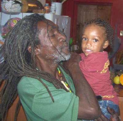Ras Natango with His Godson